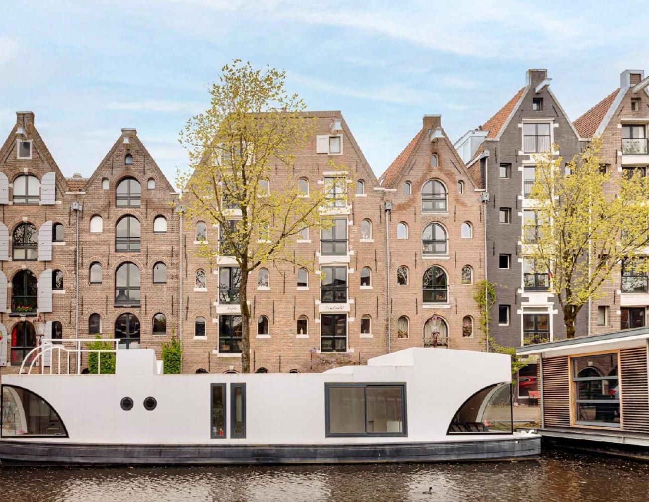 Houseboat Bnb The Floating Nest Amsterdam Exterior photo