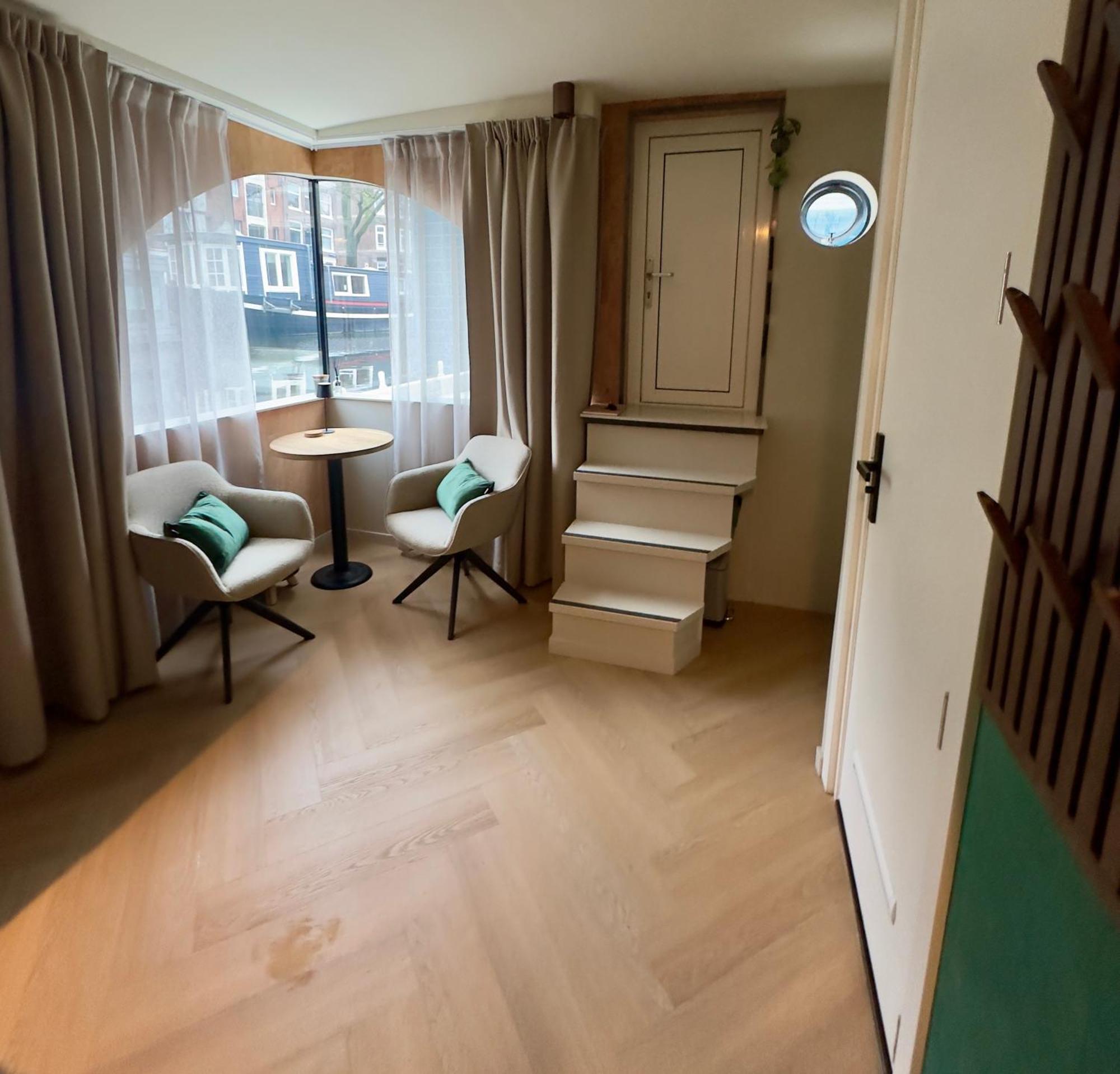 Houseboat Bnb The Floating Nest Amsterdam Exterior photo